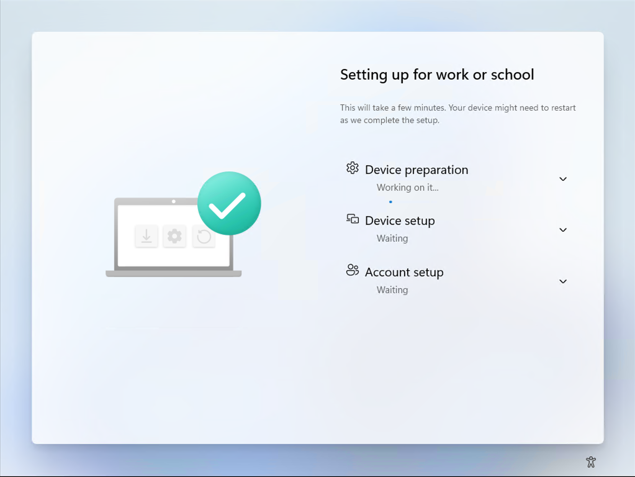 Windows device setup phases