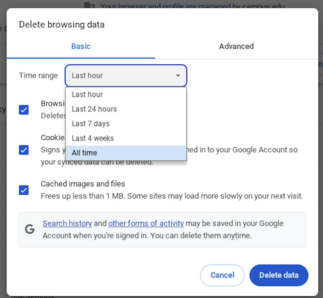 Time range set to All time