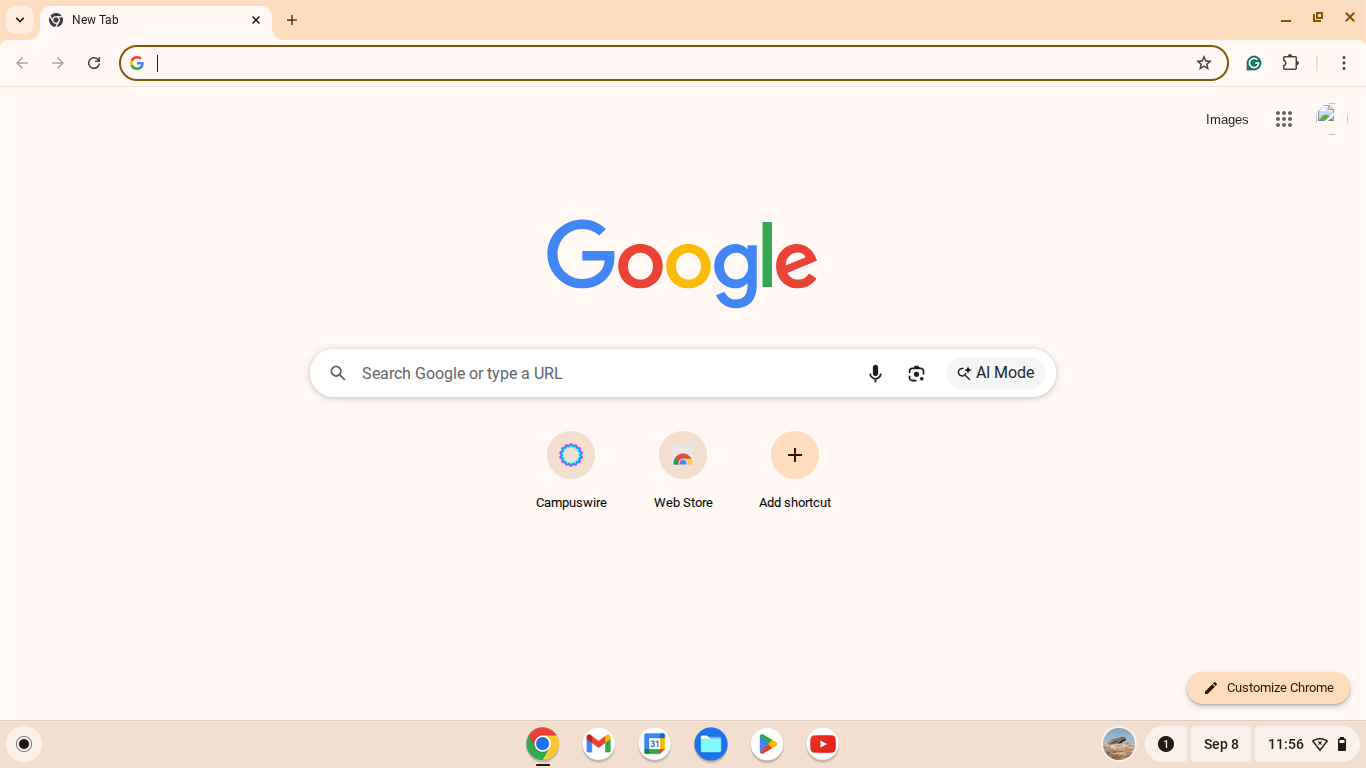 Open Chrome from taskbar